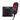 Raymarine T70432 Ray90 and Ray91 wired station pack, black speaker and handset with a coiled cable and red display