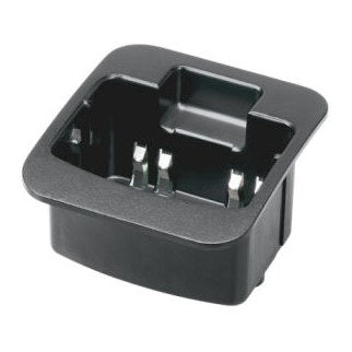 Icom AD-100 ATEX charger adapter for BC-119N and BC-121N, black plastic cradle insert with contacts for the IC-M87 and F51