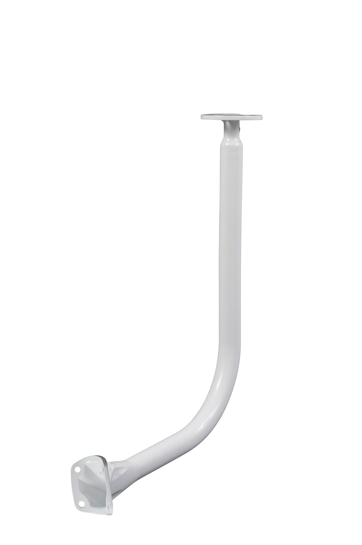 Scanstrut APT-F-LB-01 white forward facing central light bar, curved bracket with flat mounting base