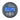 Victron BAM010700000R BMV-700 battery monitor kit, round grey monitor with a blue LCD display and three buttons
