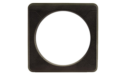 B&G BGH231021 H3000 analogue bezel in black, square black frame with a large round opening