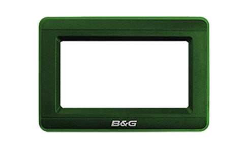 B&G BGH291019 20/20HV bezel in green, dark green rectangular frame with an empty window and B&G lettering