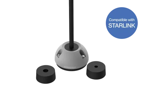 Scanstrut DS16-SL Starlink cable seal with cable and two rubber inserts, Compatible with Starlink badge