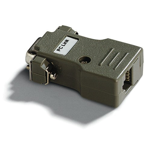 Mastervolt galvanically isolated PC Link interface, olive-grey adaptor with serial connector and RJ port