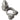Mastervolt Type D M12 positive battery terminal 68061300, larger cast clamp with threaded stud and plus mark