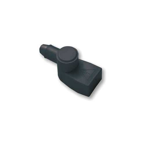 Mastervolt 68457314 black insulating cover for Type D battery terminal, moulded boot with warning symbol