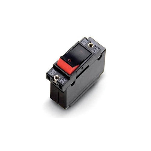 Mastervolt single pole circuit breaker 70905010, 10A, rocker-style black breaker with red switch
