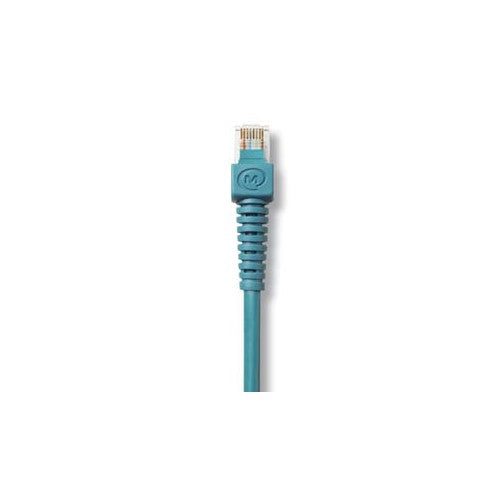 Mastervolt MasterBus communication cable 77041500, teal patch cable with moulded RJ45 plug at one end, vertical on white