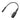 Icom OPC-2004LA VOX cable for HS-94, 95 and 97, short black lead with a 3.5 mm socket and a two-pin plug