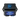 Shadow-Caster SCM-DLC digital LED lighting controller, black box with a blue SC logo, label and blue connectors, on black