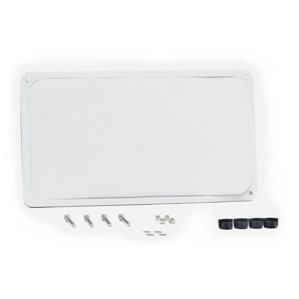 Raymarine A80554 Element 9 surface mount kit, flat white plate with screws, spacers and four black caps