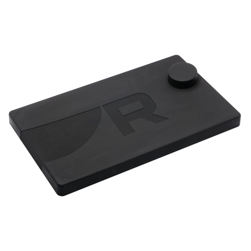 Raymarine A80742 Axiom 2 Pro 12 silicone suncover, black cover with an R logo and a round knob cut-out
