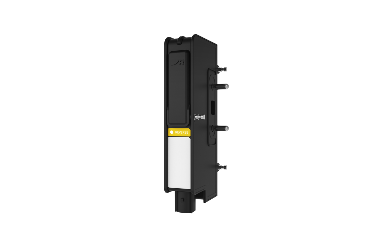 Raymarine E70596 reverse power module, front view of the YachtSense module with its connector side
