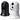 Iris ATOM A295 dual-payload thermal and day IP PTZ camera, black, 00107-001, one black and one white unit side by side