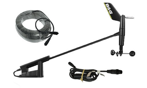 B&G 000-14843-001 WS310 wind pack with 35 m cable and interface, wind vane, coil of cable and a short lead