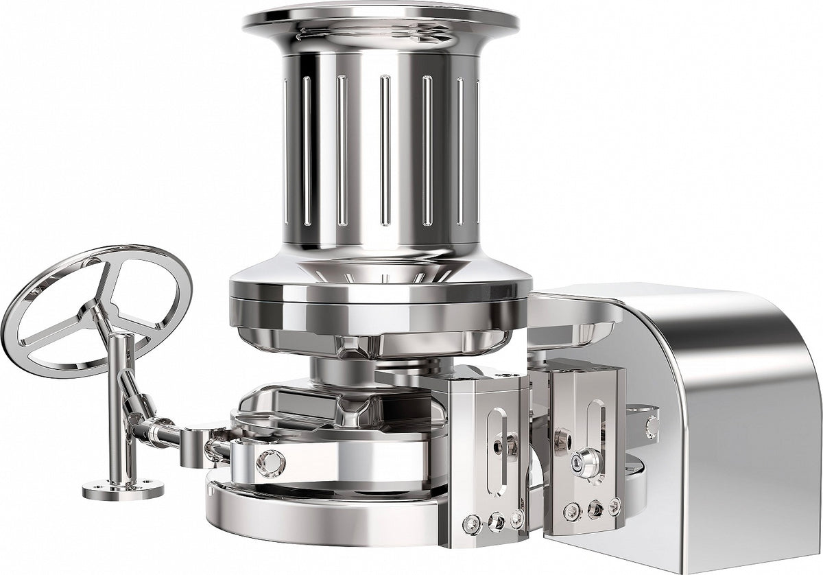Quick FSXR915TRD24A00 XRoy XR9 15000ACD windlass drum 15000W 400/690V 24mm ST, stainless drum, gypsy and hand wheel