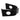 Raymarine T006 micro compass long slug bracket, larger view of black bent steel bracket with holes