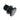 Raymarine M78713-PZ P319 low profile through hull plastic depth transducer, black body with a flange and a cable