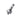 Raymarine D014 tiller pin short thread pack of 5, angled view of a steel pin with a hex nut