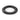 Garmin 010-13320-10 galvanic isolator kit, black rubber ring shown from a second angle on white