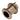 Garmin B75M 010-11636-22 CHIRP 20 degree tilt transducer, larger view of bronze body and black face