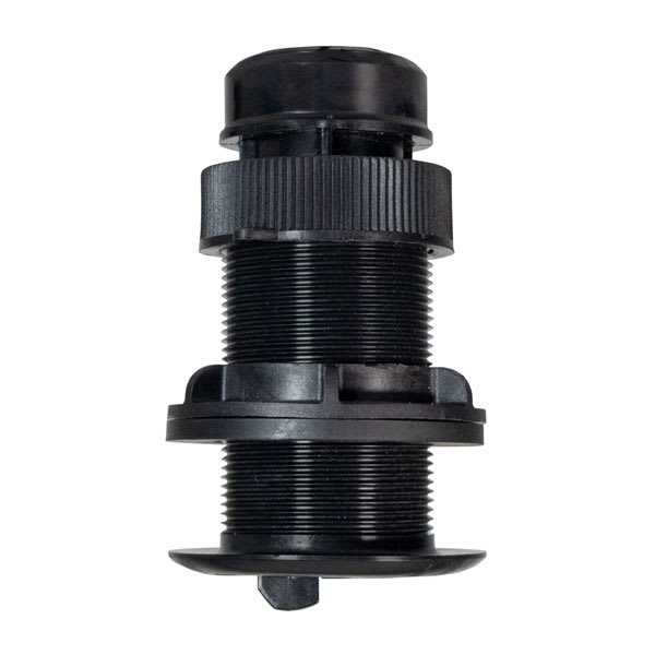 Garmin Airmar DST820 010-11051-30 smart transducer, black plastic thru-hull fitting with locking nut