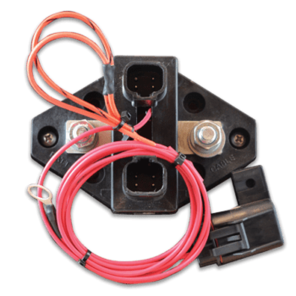 Balmar SmartShunt 350A 12-48V for the SG200, SG2-0100, black shunt with a thick terminal, plugs and pink leads