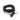 Garmin Cortex 010-13297-00 audio cable, coiled black lead with red-ringed round plug and bare wire ends