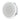 Fusion 010-13089-10 7.7in Signature Series 3i flush mount kit, white speaker mounted in a ring, front view