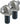 Quick FSE00512D007A00 Eagle E1 512D windlass with drum 500W 12V 1/4", two grey windlasses with black motors