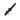 Raymarine D021 tiller pin long thread pack of 5, angled view of steel pin with a thread and two hex nuts