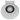 Quick FP900DW00000A00 900/DW down foot switch in white, white round switch with a raised lid and a DOWN label