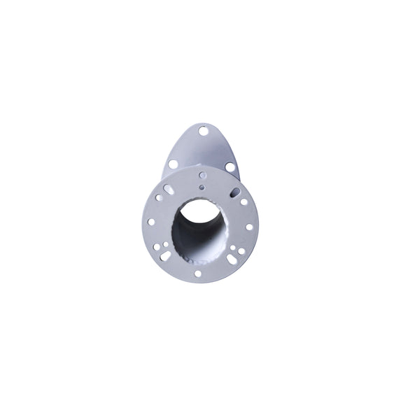 Scanstrut DPT-C-PLATE-01 camera plate for modular dual PowerTower, pale grey angled tube section with drilled flange