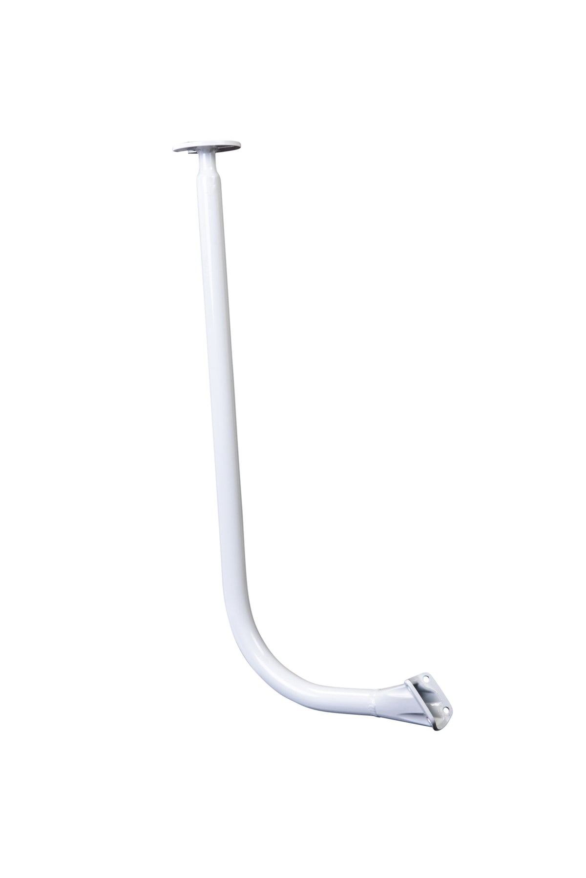 Scanstrut DPT-LB-01 central light bar arm for modular dual PowerTower, white curved tube with flat top flange