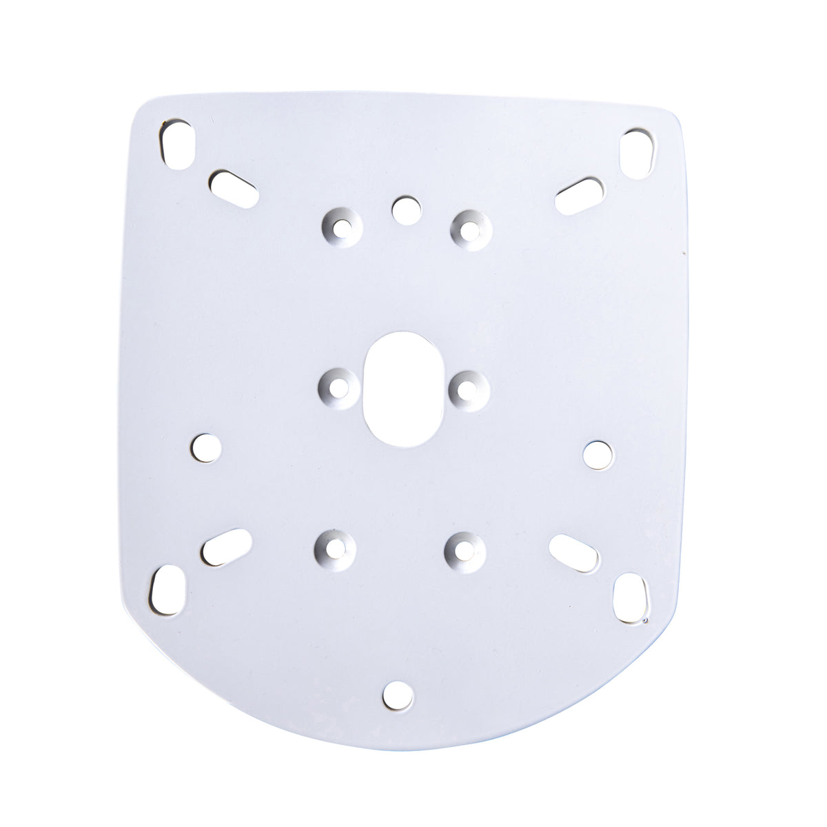 Scanstrut DPT-OA-PLATE-01 open array plate for modular dual PowerTower, white flat plate with slots and holes