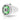 Fusion XS 010-02583-00 6.5in sports white wake tower speaker, angled front view with green lighting