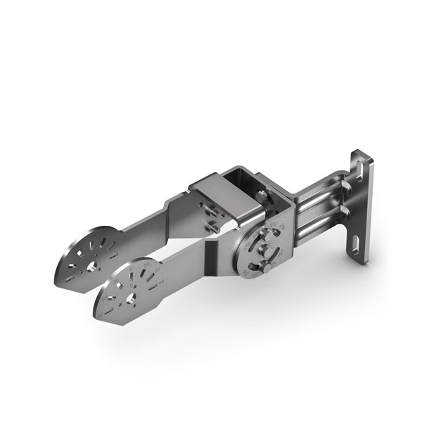 Garmin 010-13983-05 jack plate mount for LiveScope 2 transducers, folding steel arm bracket