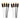 Fusion 010-12893-00 4 channel 12 ft RCA cables, second view of four gold plugs on each end