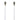 Garmin 010-11376-04 15 m video extension cable, straight view of two BNC plugs on white cable