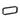 Fusion 010-12753-00 panel-stereo accessory mounting spacer, black rectangular frame shown angled with step edge