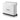Fusion Apollo MS-WB675 010-02346-50 hideaway stereo, angled view of tall white case with black base and mounting ears