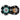Fusion 010-02437-00 8.8in black wake tower speakers, pair with chrome grilles lit aqua and amber