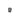 Raymarine G004 tiller pilot thrust cap, small grey metal threaded cap with a side hole