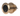 Raymarine B75H 600W bronze through hull CHIRP transducer A80018, angled side view showing the cable exit