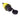 Ratio coupler for Ratio shorepower inlet 16A 250V, MP16-110, yellow and black round female coupler with its cap open