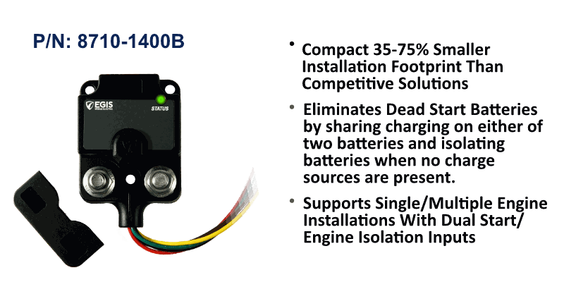 EGIS XD Flex 2 8710-1400B programmable ACR without knob, black body, two studs, wire tails and mounting plate beside