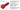 EGIS 4232 CableCap stud insulator, red, 4/0-3/0 AWG, large angled boot with wide flared base