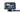 Lowrance Elite-5 Ti 000-13530-001 chartplotter on pedestal bracket with sonar screen, and blue TotalScan transducer alongside
