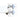 Scanstrut 50100 mast mount adapter kit, two white brackets with fixing screws on a white mast, side view