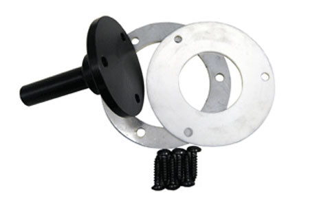 Raymarine E15017 SPX-5 wheel drive flat pedestal installation kit, black pedestal, white gaskets and black screws